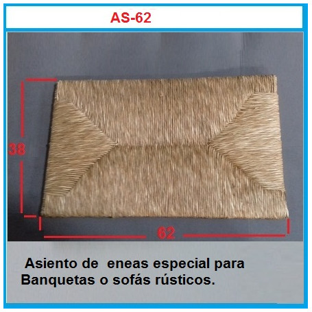 Asiento Auténtica Enea.Banquetas 62.5x38.5