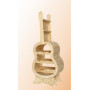 Botellero Guitarra,Barnizado .