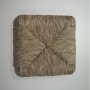 Asiento de enea encajable repuesto de silla 28x28
