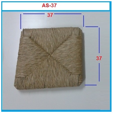 Asiento de Enea natural recambio para silla 37x37.